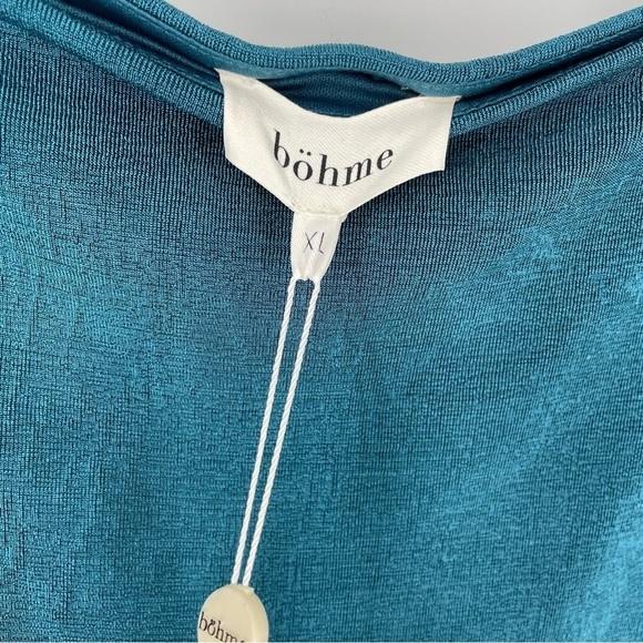 DAVINA MAXI SKIRT IN TEAL - Picture 5 of 11